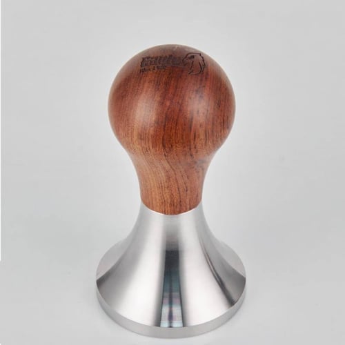 September 58 mm stainless steel with wooden handle