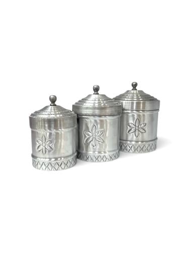 طقم علب منقوش ٣ حبه