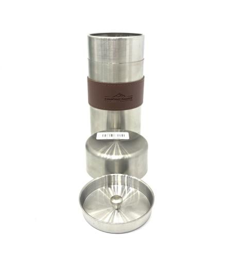 علبة استيل ٢ غطا L