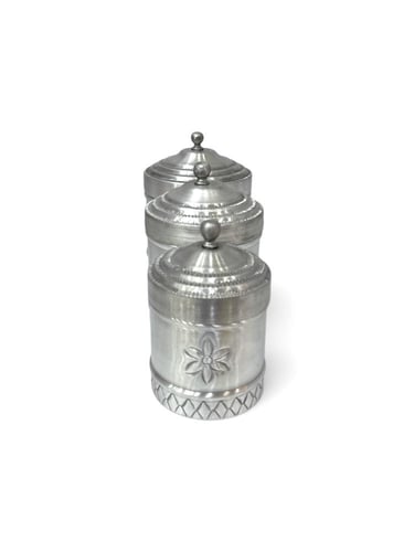 طقم علب منقوش ٣ حبه