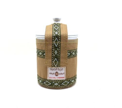علبة المونيوم ملبس تنزاني مطرز 800 ملي
