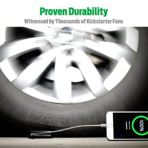 شاحن متنقل زندور بسعة 16750 مخرجين أسود A5