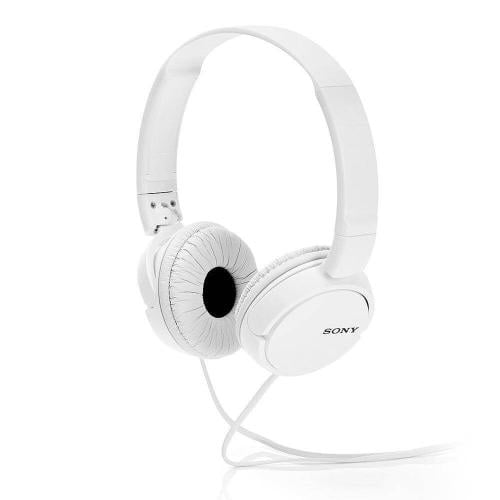 سماعة الرأس سوني بصوت ستيريو مع ميكروفون - أبيض
