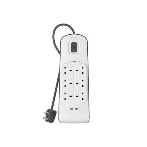 كابل طاقة بيلكن بـ 6 منافذ، USB للشحن, بطول 2 متر,...