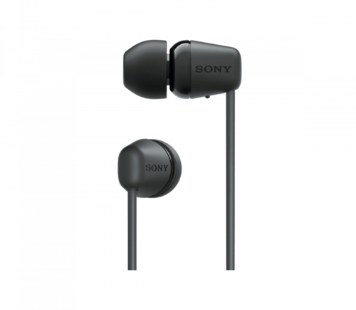 سوني سماعة داخل الأذن لاسلكية، أسود WI-C100/B