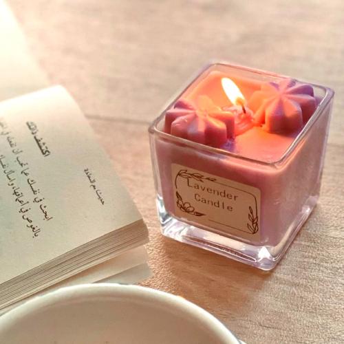 شمعة اللافندر