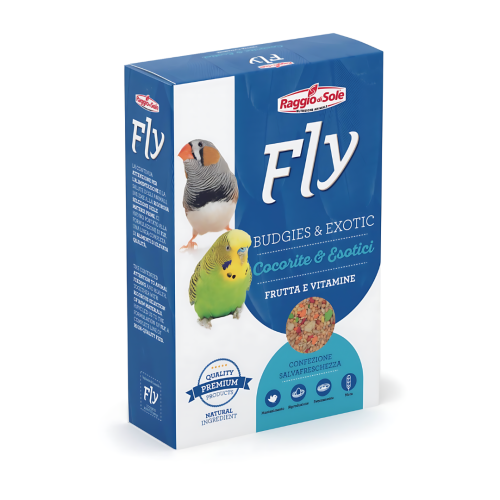 فلاي غذاء متكامل للببغاوات والطيور الصغيرة