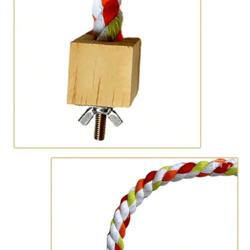 حبل مرن للببغاء