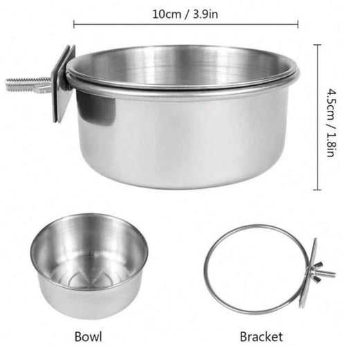 صحن طعام من الستانلس ستيل