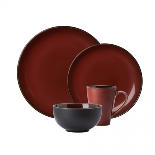 طقم سفرة لـ4 أشخاص كريمسون