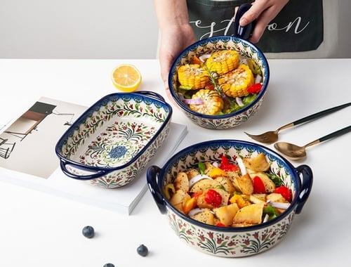 طبق تقديم دائري