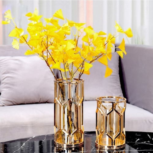 طقم فازات ذهبية كولمينا