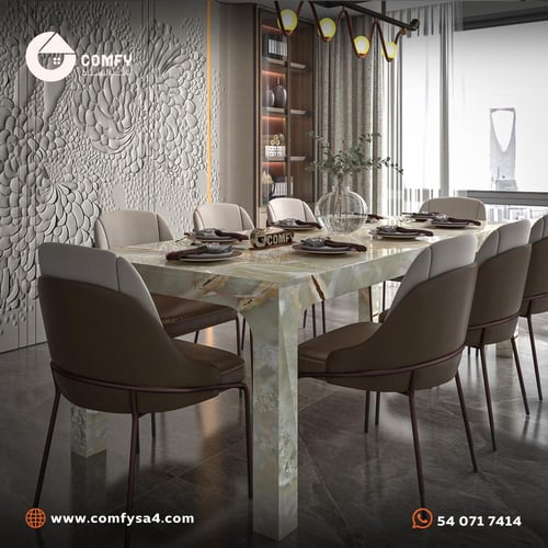 طاولة طعام أونيكس