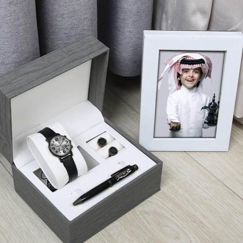 طقم ساعه للاطفال بالاسم