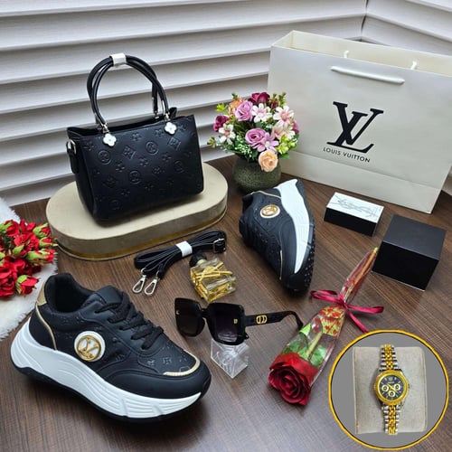 بوكس ماركه لويس فيتون شنطه وشوز سبورت بوكس نسائي