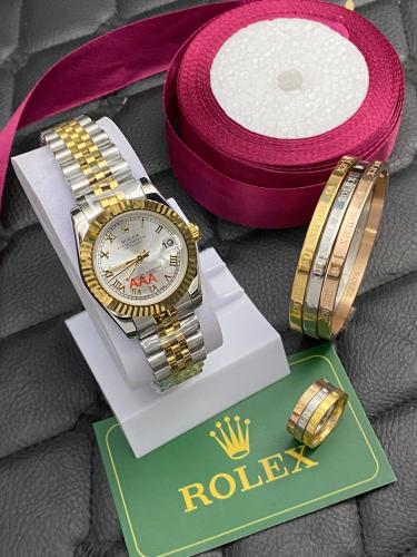 طقم ساعه نسائي رولكس