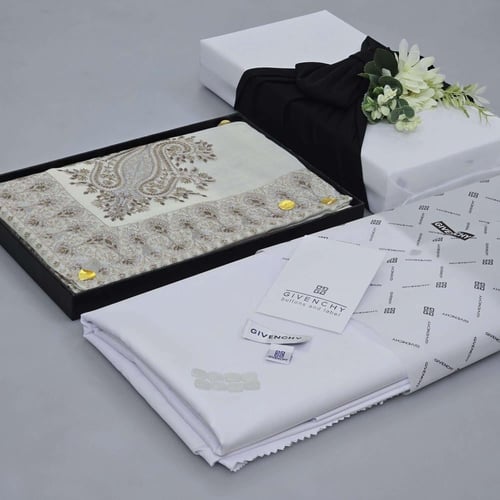 قماش جفنشي مع شال كشميري شتوي ماركه