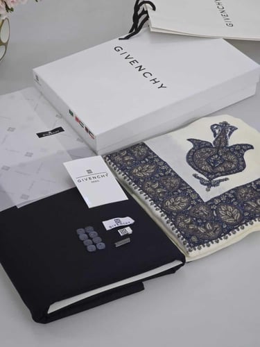 قماش جفنشي شتوي مع شال ماركه