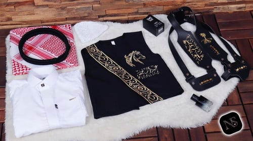 ثوب اطفال مع سديري طقم كامل للاطفال