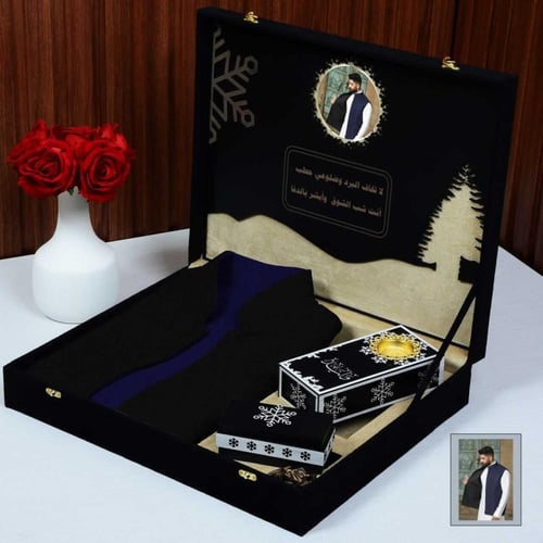 بوكس شتوي رجالي سديري جوخ دبل فيس