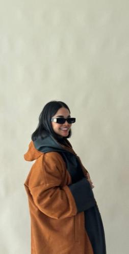 فروه شتوي مزين باطراف جلد