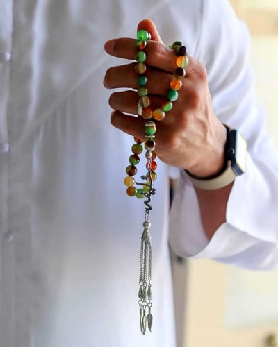 سبحة عقيق رجاليه بالاسم