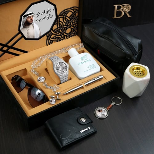طقم ساعه رجالي بالاسم