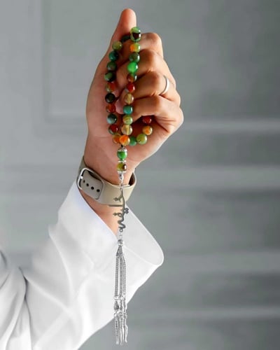 سبحة عقيق رجاليه بالاسم