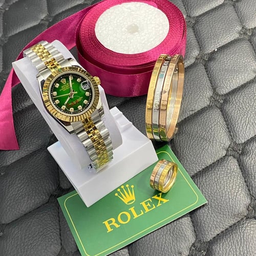 طقم ساعه نسائي رولكس