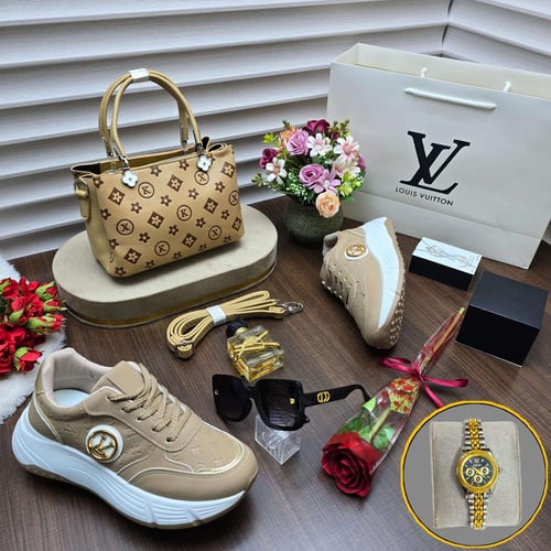 بوكس ماركه لويس فيتون شنطه وشوز سبورت بوكس نسائي