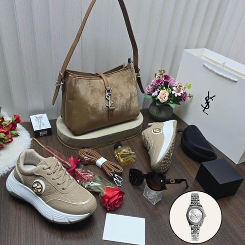 طقم افسان لوران شنطه وشوز سبورت بوكس نسائي