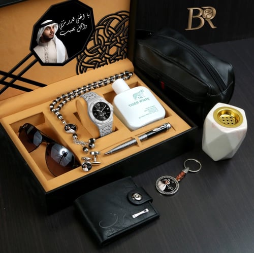 طقم ساعه رجالي بالاسم