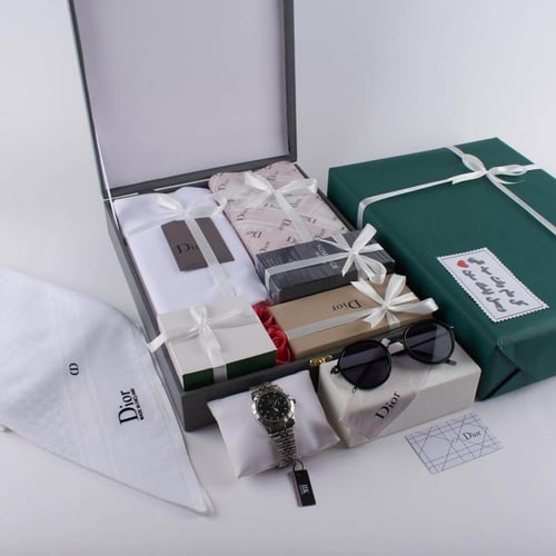 هدايا رجالية فخمة بوكسات ديور الرجالي