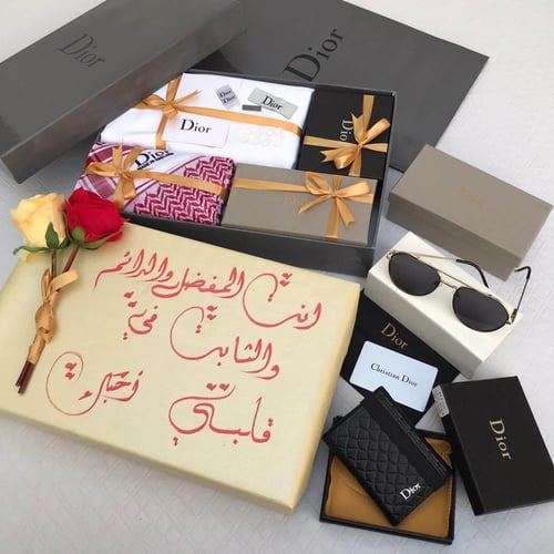 بوكس هدايا رجاليه ماركه ديور هديه العيد