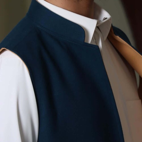 سديريه شتوية دبل فيس كحلي - بيج