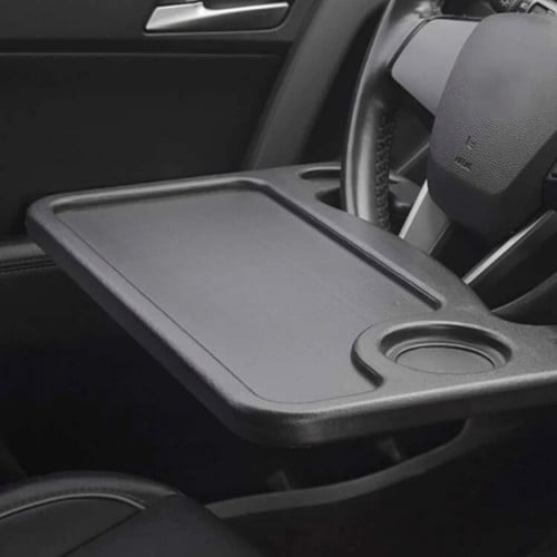 طاولة طعام للسيارة- رمادي
