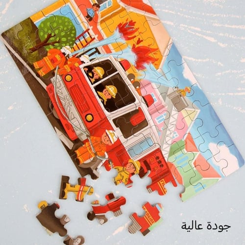 بزل قصة الغابة صندوق حديد ٦٠ قطعة