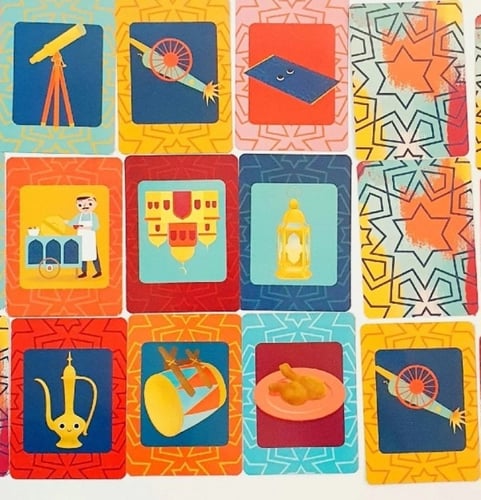 لعبةبطاقات رمضان