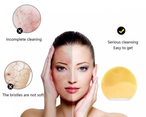 مكينة الترا سونيك سيليكون الكهربائية لتنظيف وتدليك...