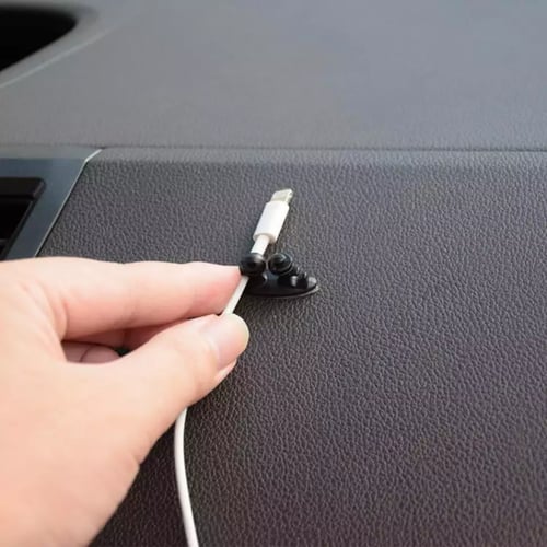 8 قطعة سلك السيارة USB حامل كابل التعادل كليب المث...