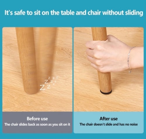 غطاء أثاث غير قابل للانزلاق ، وسادات لباد ، مانعة...