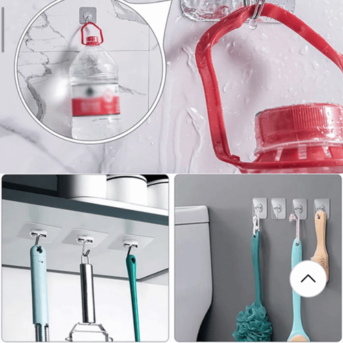 شماعات ذاتية اللصق قوية للمطبخ والحمام وغيرها