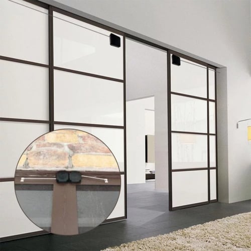 قفل باب مستشعر اوتوماتيكي بدون ثقب اغلاق تلقائي لج...