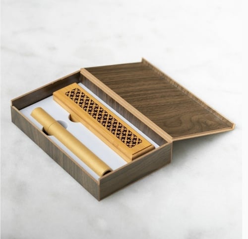 15 عود كمبودي 7A الخاص مع مبخرة خيزران 15 سم في عل...