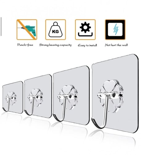 شماعات ذاتية اللصق قوية للمطبخ والحمام وغيرها