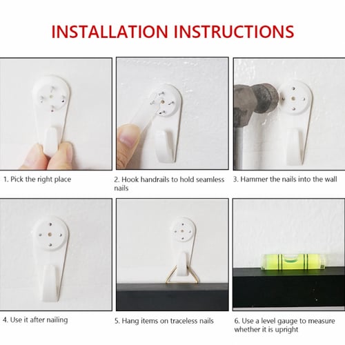 حامل بلاستيكي أبيض متعدد الوظائف ، غير مرئي ، إطار...