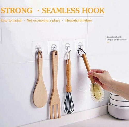 شماعات ذاتية اللصق قوية للمطبخ والحمام وغيرها