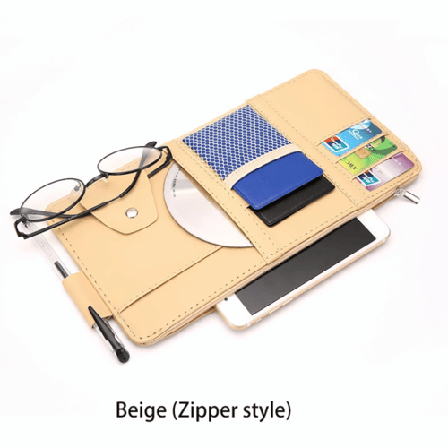 حافظة جلدية ومنظم للنظاراة والبطاقات والاكسسوارات 