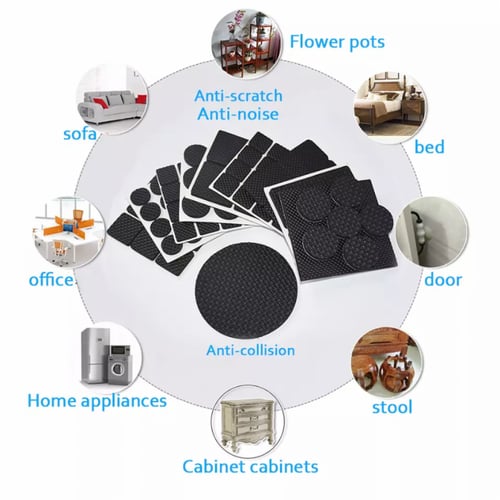 غطاء أثاث غير قابل للانزلاق ، وسادات لباد ، مانعة...