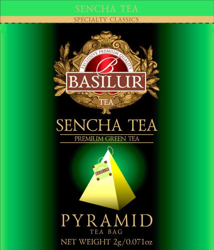 شاي باسيلار اخضر سنشا 50 كيس